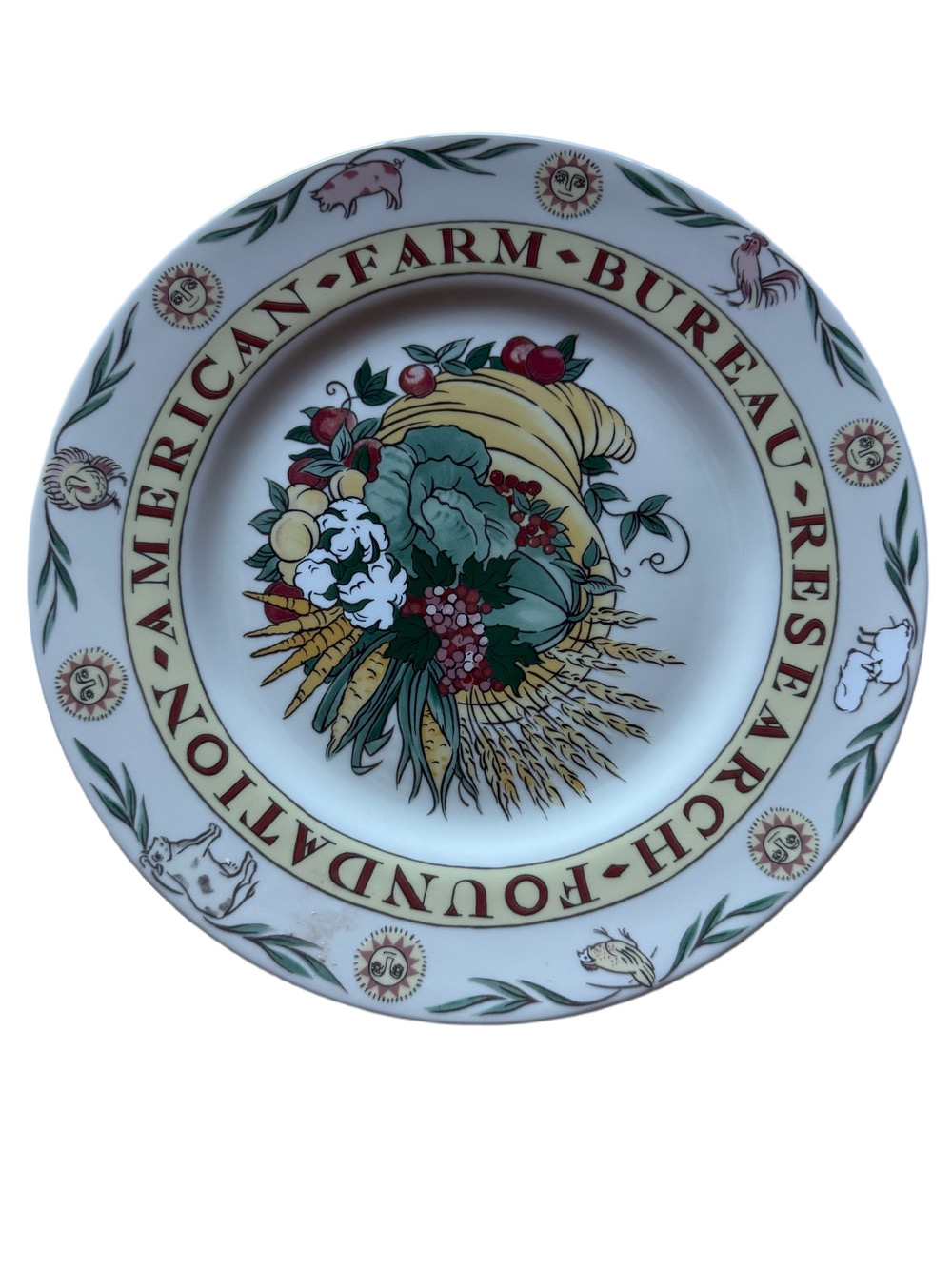 Tiffany & Co. American Farm Bureau 1990 Plate